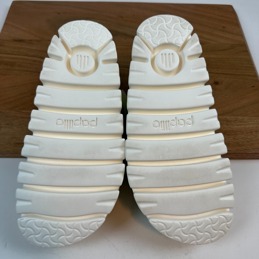 New NWT Womens Birkenstock Papillio Chunk7 Boston Green Suede Clogs Size 37 US 6 - Picture 7 of 8